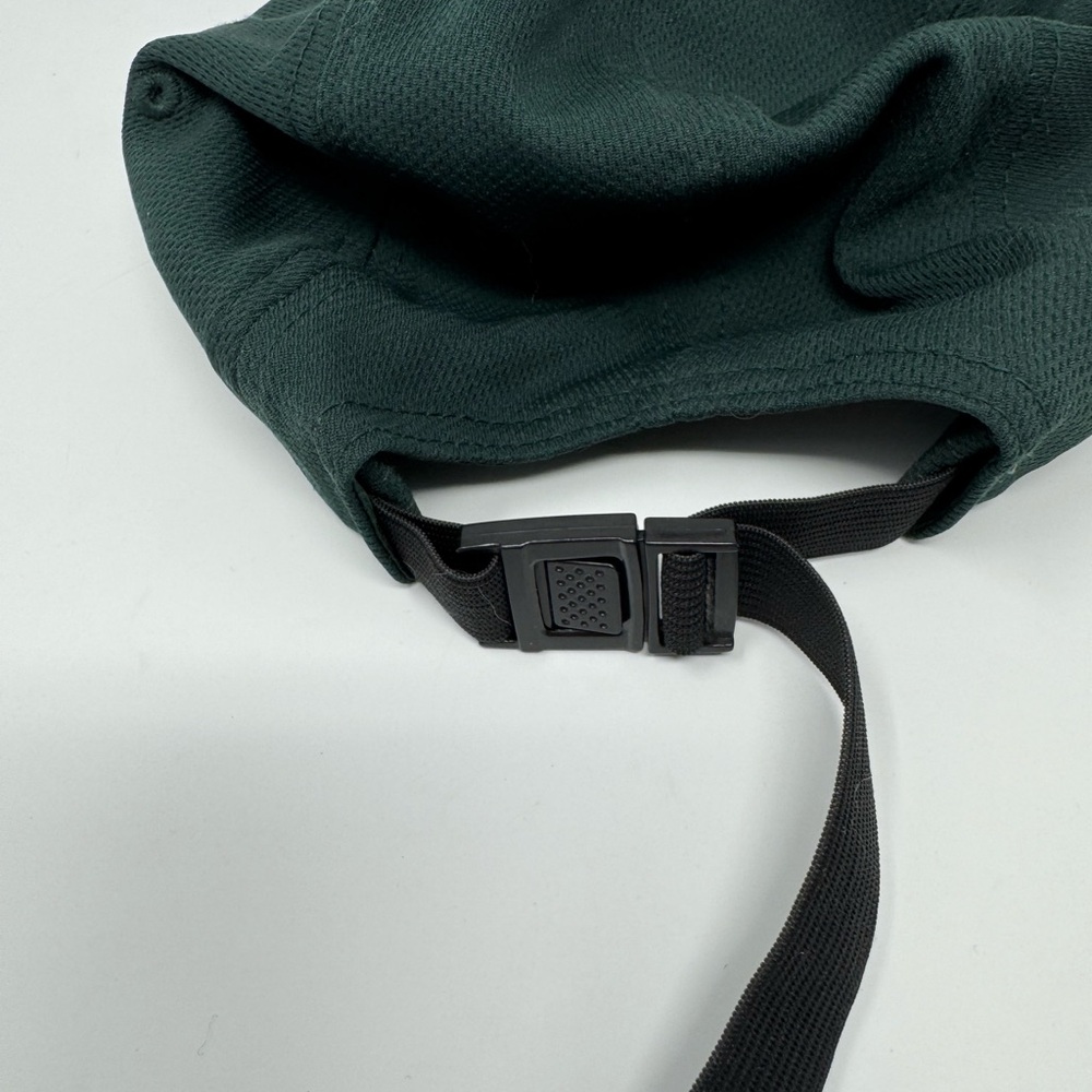 Unisex Adjustable Hat Green‎ White Emblem - Picture 3 of 4
